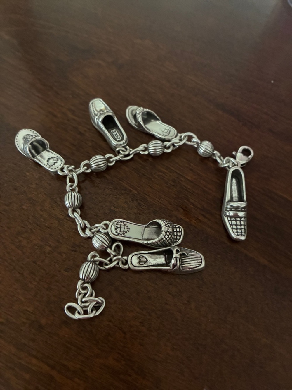 Brighton Shoe Charm Bracelet